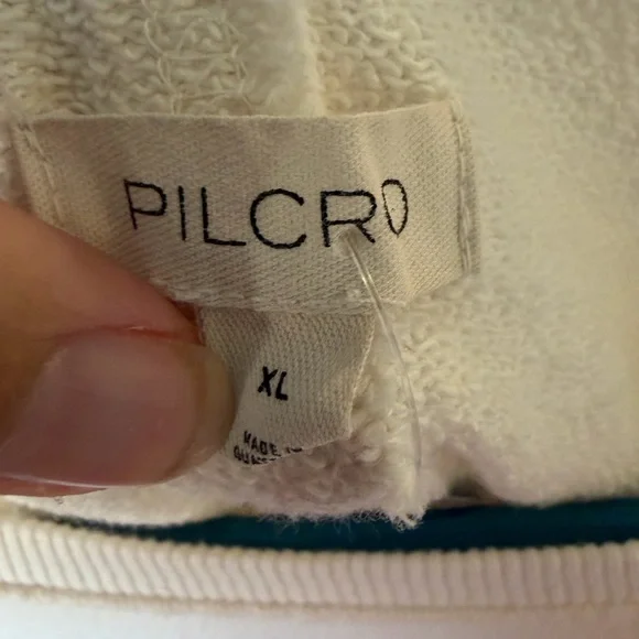 Anthropologie Pilcro Embroidered “Shimmer” Sweatshirt - Picture 4 of 5